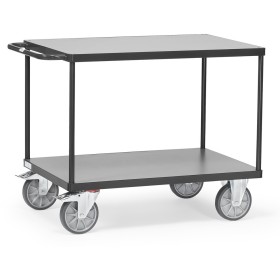 Fetra Tischwagen mit 2 Böden, Grey Edition, Tragkraft 500 / 600 kg