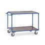 Chariot de table Fetra à 2 étagères, avec plateforme étanche