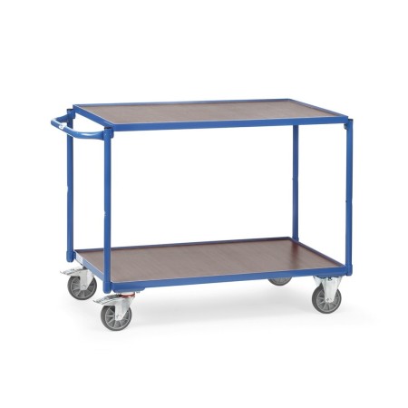 Chariot de table Fetra à 2 étagères, avec plateforme étanche