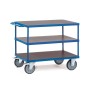 Chariot de table Fetra à 3 étagères, plateforme étanche, capacité de charge 500 / 600 kg