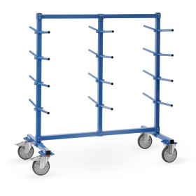 Fetra Tragarmwagen mit 24 PVC überzogenen Tragarmen 370mm lang 5°, zweiseitig