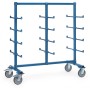 Chariot à bras pivotants Fetra avec 24 bras de support, sécurisation du déroulement, double face