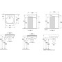 Villeroy & Boch Vicare Waschtisch 61 x 55 cm - Produktansicht