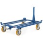 Fetra Chariot à palettes pour chariot de manutention de conteneurs grillagés et palettes plates - vue technique