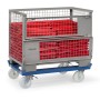 Fetra Chariot à palettes pour être transporté sur les remorques de train de marché standard - vue détaillée