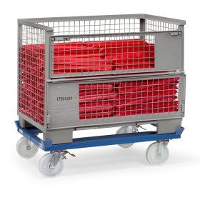 Paletten-Fahrgestell zur Mitnahme auf marktüblichen Routenzuganhängern