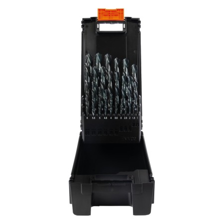 PROJAHN Spiralbohrer-Kassette HSS-G DIN 338 LINKS HSS-G DIN 338 Typ N linksschneidend 25-tlg