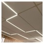 XXLED LED Linearstrahler 28W - HALLE DYNAMICS - UGR19 - für technische Decken - Pack 2 Stück - technische Ansicht