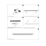 XXLED Lineare LED - Deckenaufbauleuchte 36W - BERGEN - Schwarz - PC - CCT -119cm - Produktansicht