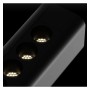 XXLED Suspension linéaire LED 40W - VISION - Extrémités rotatives à 350° - Capteur PIR - Dimmable 1-10V - vue technique