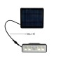 XXLED Abnehmbare Solar-LED-Applikation - 1000 Lumen - PIR-Bewegungssensor - 4000K - technische Ansicht
