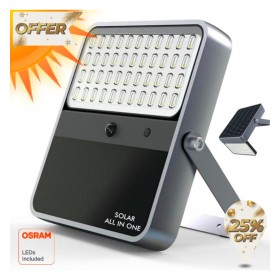 XXLED Aussen LED Strahler 100W SOLAR - OSRAM CHIP - 5700K - ALL IN ONE