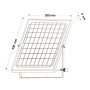 XXLED Aussen LED Strahler 200W SOLAR - ORION - technische Ansicht
