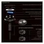XXLED Grüne Solar-Gartenleuchte LED - GENK - IP65 - CCT - technische Ansicht