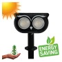 XXLED Grüne Solar-Gartenleuchte Led - IP65 - 4000K - technische Ansicht