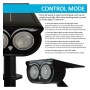 XXLED Grüne Solar-Gartenleuchte Led - IP65 - 4000K