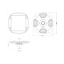 XXLED LED Strassenleuchte SOLAR 100W SUNWAY Aluminium - 3000K - Produktansicht