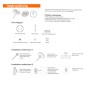 XXLED Solar-LED-Gartenleuchte - RGB+CCT - IP65 - technische Ansicht
