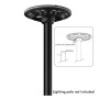 XXLED Solar-LED-Strassenlaterne - GARTEN - ABS - 4000K + Fernbedienung - Produktansicht
