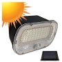XXLED Solar-Wandleuchte RING mit PIR-Anwesenheitssensor - 5700K+Gelb