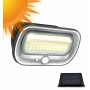 XXLED Solar-Wandleuchte RING mit PIR-Anwesenheitssensor - 5700K+Gelb