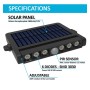 XXLED Solarstrahler - Schwenkbar - Led - 5W Chip - Bewegungssensor - 4000K