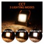 XXLED Tragbarer 50W Solar-LED-Flutlichtstrahler - 3CCT - Lumileds Chip IP65 - Detailansicht