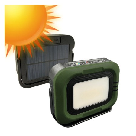 XXLED Tragbarer LED-Solarstrahler - CCT - 1200 Lumen - Power Bank + USB aufladbar