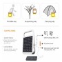 XXLED Projecteur LED solaire portable - 4W - Batterie externe rechargeable par USB