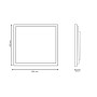 XXLED LED Panel 60x60 - Dimmbar - 40W CCT + RGB + SMART Google - Alexa