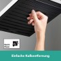 Doccetta hansgrohe Pulsify E 260 2 modalità EcoSmart con attacco a parete, quadrata - vista tecnica