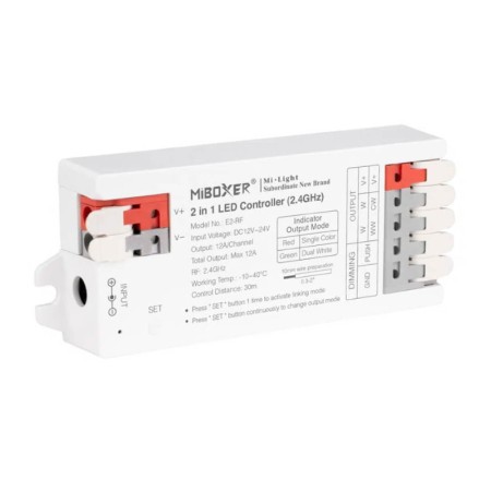 XXLED LED-Controller 2 in 1 Einzelfarbe + CCT - 2,4 GHz RF