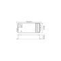 XXLED LED-Controller 3 in 1 RGB + RGBW + RGBCCT - RF 2,4 GHz - technische Ansicht