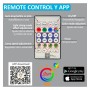 XXLED Neon-LED - RGB MAGIC SMART 360º - Pack 5M IP65 - Fernbedienung + APP - Detailansicht
