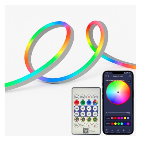 XXLED Neon-LED Flex - RGB MAGIC SMART - Pack 5M IP67 - Fernbedienung + APP