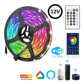 XXLED Pack 24W 12V SMART WiFi RGB+CCT LED-Streifen + Fernbedienung - Dimmbar - SMD5050