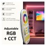 XXLED RF-Fernbedienung für Monochrom-LED + RGB + CCT + 4 Zonen - Detailansicht