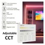 XXLED Pannello di controllo remoto a parete B2 - Per luci LED CCT 4 zone - (2,4 GHz) - immagine prodotto