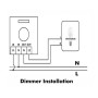 XXLED Dimmer LED Triac 200W + IR Fernbedienung - Detailansicht