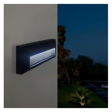 XXLED LED Leuchtpoller Schwarz 6W IP65 - Oberfläche - KOUVOLA - CCT Wählbare Farbe