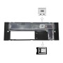 XXLED LED Leuchtpoller Schwarz 6W IP65 - Oberfläche - KOUVOLA - CCT Wählbare Farbe - technische Ansicht