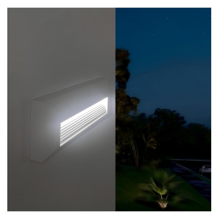 XXLED LED Borne Lumineuse Blanc 6W IP65 - Surface - KOUVOLA - Couleur CCT Sélectionnable