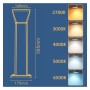 XXLED Wegeleuchte LED Quadratisch 9W - GARDEN - 5CCT - Aussenbereich 56,5 cm - Produktansicht