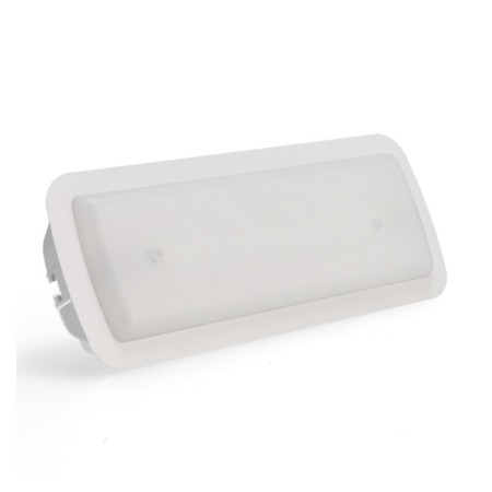 XXLED LED-Notlicht 400 Lm + Deckenmontagesatz - Auto-Test + Option für Dauerlicht - IP20 - 6500K