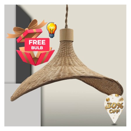 XXLED Lampe Suspendue - BAMBOO BALI - pour LED E27