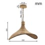 XXLED Lampe Suspendue - BAMBOO BALI - pour LED E27