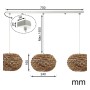 XXLED Suspension en rotin - RATTAN KAWASSI - pour LED E27 - vue détaillée