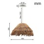 XXLED Lampe Suspendue - RATTAN MALAY - pour LED E27