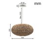 XXLED Lampe Suspendue - RATTAN MEDAN - pour LED E27