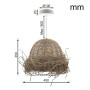 XXLED Suspension en rotin - SEAGRASS - pour LED E27